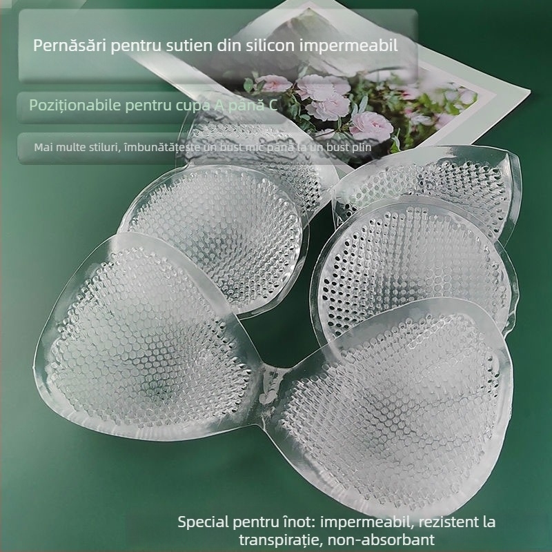 Perne siliconice pentru costum de baie – inserții Push-Up, grosime standard, pentru costum de baie dintr-o piesă