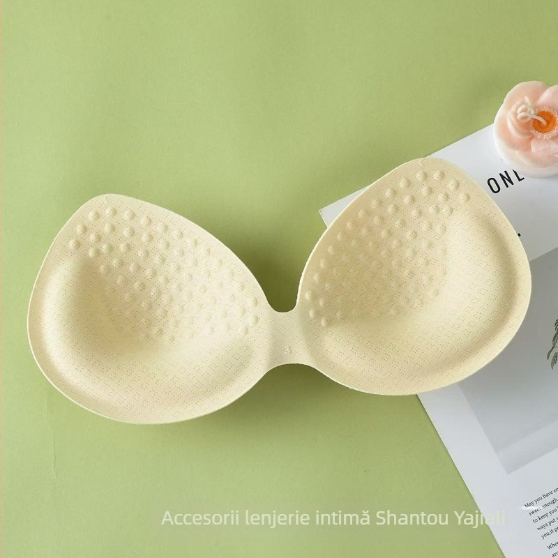 Sutien din nylon respirabil, cupe fără cusături, push-up sport, lenjerie de noapte, latex push-up, anti-transparență