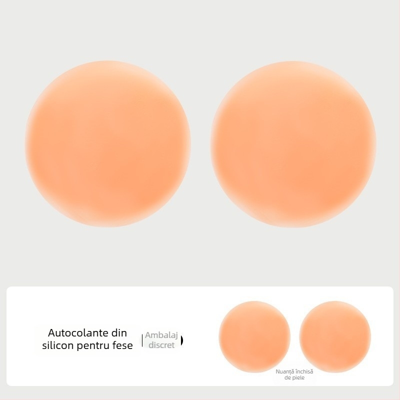 Pad de șolduri din silicon, gros, pentru modelare, autoadeziv, invizibil