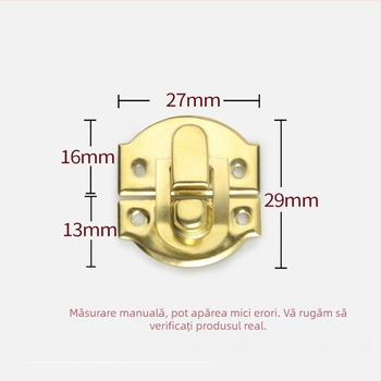 Hardware închizătoare pentru cutii, fier, Jingwei Hardware, stil Nou Chinezesc, placare electrolitică, potrivit pentru cutii de vin, cadouri și bijuterii