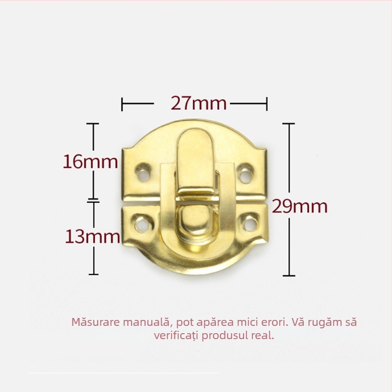 Hardware închizătoare pentru cutii, fier, Jingwei Hardware, stil Nou Chinezesc, placare electrolitică, potrivit pentru cutii de vin, cadouri și bijuterii