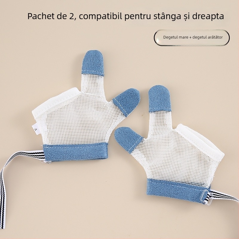 Mănuși pentru copii împotriva mușcărilor degetelor – Unisex, antiderapante, pentru toate anotimpurile, Primăvara 2025