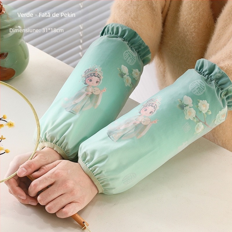 Manșete cu broderie în desene animate, material: pânză memory + tif, rezistente la apă