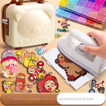 Set DIY din mărgele pentru puzzle 3D cu masă de demontare/montaj – Material 3283617; pentru vârsta 14+; stimulează dezvoltarea intelectuală și coordonarea mână-ochi