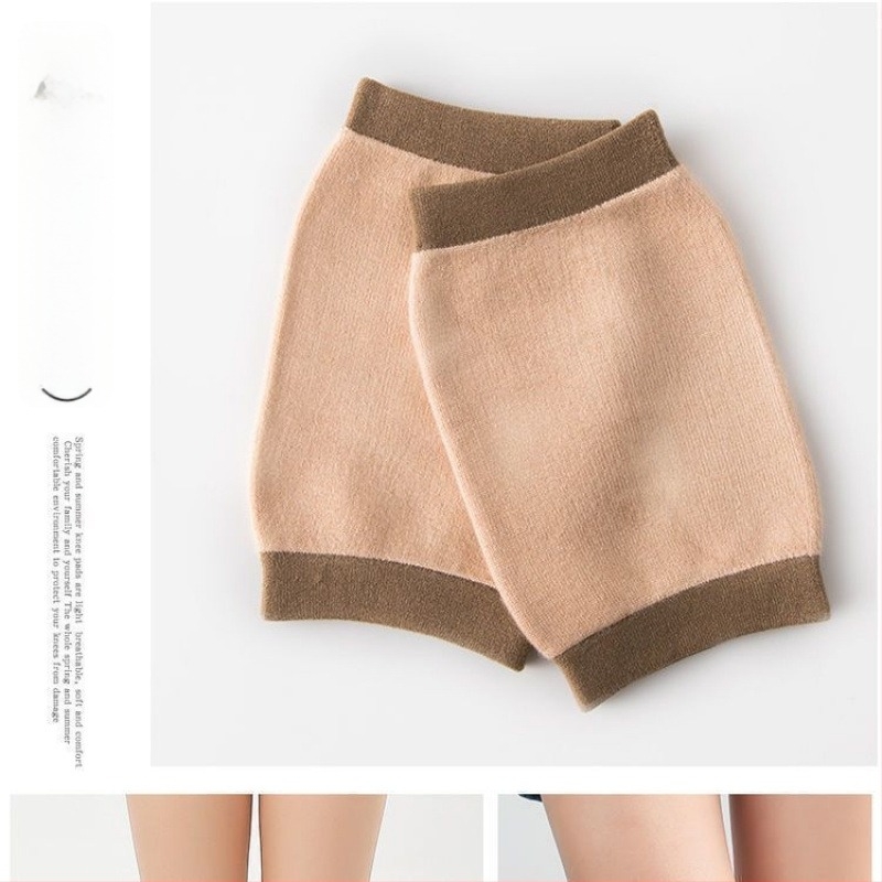 Genunchiere din bumbac și spandex, antiderapante, model subțire, pentru adulți, uz sport