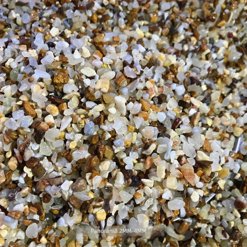 Decor pentru fundul acvariului din piatră de jad natural, nisip decorativ – potrivit pentru suculente și terarii mici, 0.5 kg