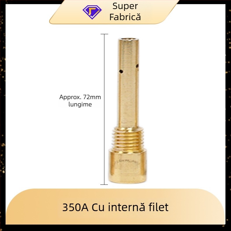 Yi Xing Yi accesorii pentru sudură cu gaz - tijă de conectare pentru torţă, 200A/350A/500A, filet interior și filet exterior, construcție din alamă-cupru, accesorii de sudură