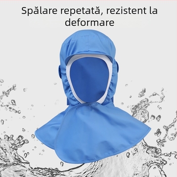 Șapcă de lucru din bumbac, cu bor scurt, vârf dom, culoare solidă, personalizare cu logo, pentru prelucrarea alimentelor