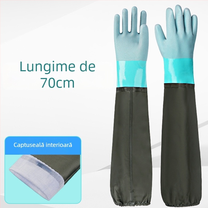 Mănuși de lucru rezistente la ulei, antiderapante, rezistente la acizi și la baze, 200 g