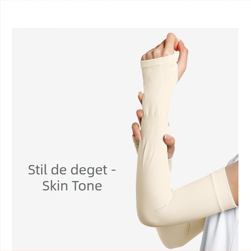 Manșete UV unisex pentru protecție solară, culoare solidă, din Spandex/Lycra, pentru activități în aer liber (bicicletă, drumeții, alergare, pescuit)