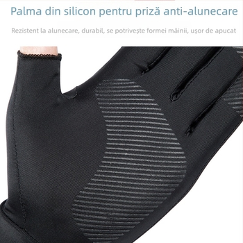Mănuși de ciclism cu degete parțiale, Ice Silk poliester, antialunecare, primăvara 2023