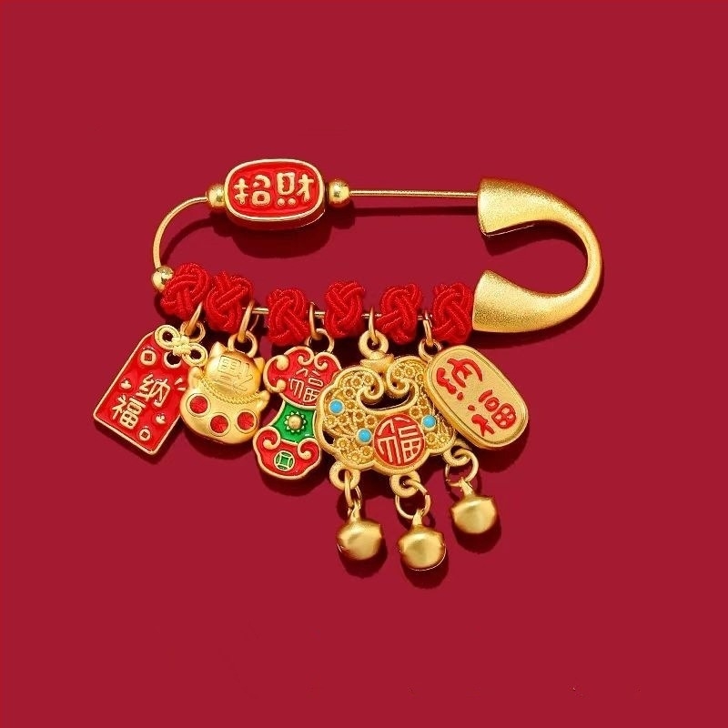 Broșă din lemn cu finisaj electroplatat, stil vintage, retro literar, accesoriu unisex, primăvara 2025