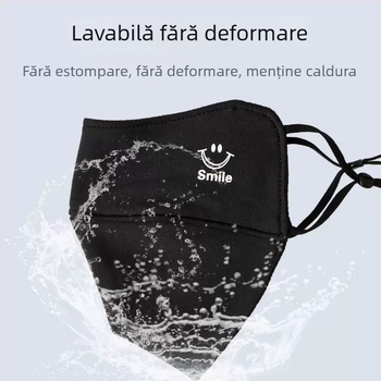 Mască facială din bumbac, în stil bandă pentru cap, protecție UV UPF50+, personalizabilă cu logo tipărit, unisex, potrivită pentru primăvară și toamnă