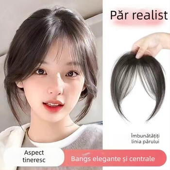 Accesoriu pentru cap cu breton în stil franțuzesc, perucă pentru volum și fixare fără cusătură a frunții, primăvara 2025