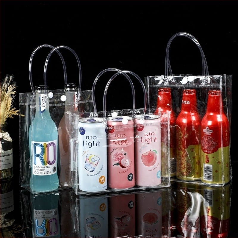 Geantă tote transparentă din PVC de la Oda — geantă de zi cu zi, dublu strat 24, origine: Wenzhou, China