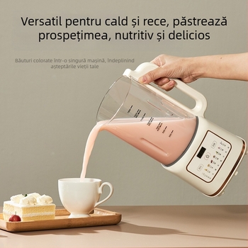 WIFER HX-DJ09 Mașină de lapte de soia cu placă de încălzire cu acoperire titan, antiaderent, capacitate 1,8 L, antibacterian, fără înmuiere