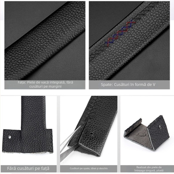 Curea din piele naturală, dublă față, strat superior de piele de bovină, cataramă cu pin, lățime 2–4 cm, realizată manual, stil minimalist și elegant pentru birou
