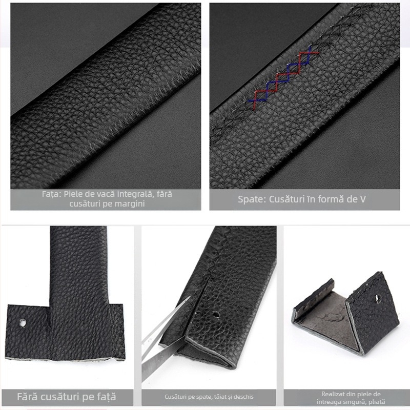 Curea din piele naturală, dublă față, strat superior de piele de bovină, cataramă cu pin, lățime 2–4 cm, realizată manual, stil minimalist și elegant pentru birou