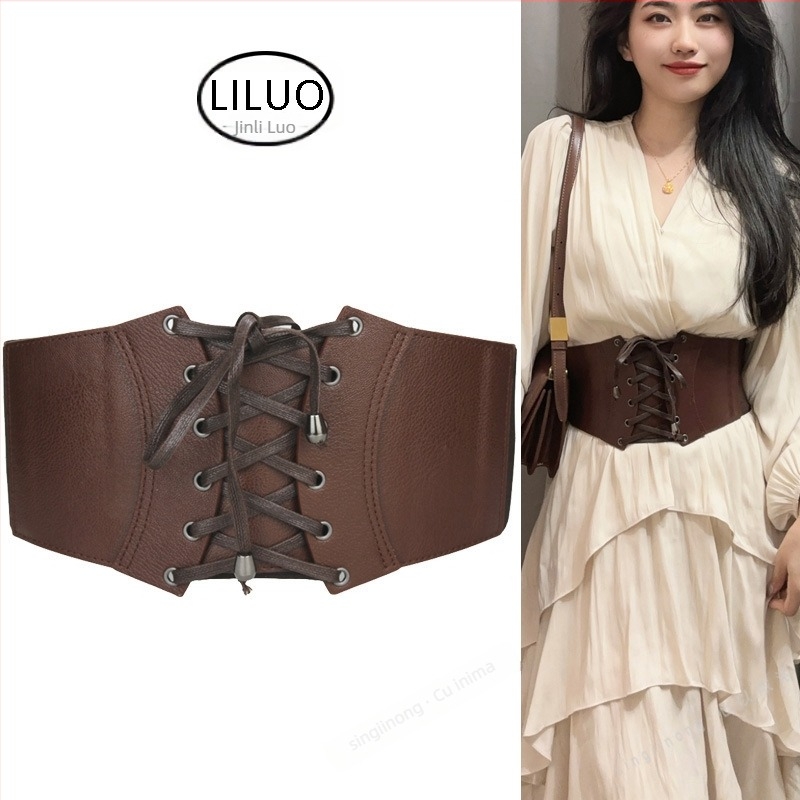 Centură talie pentru femei, piele sintetică, stil lejer, primăvara 2025