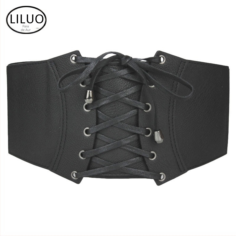 Centură talie pentru femei, piele sintetică, stil lejer, primăvara 2025