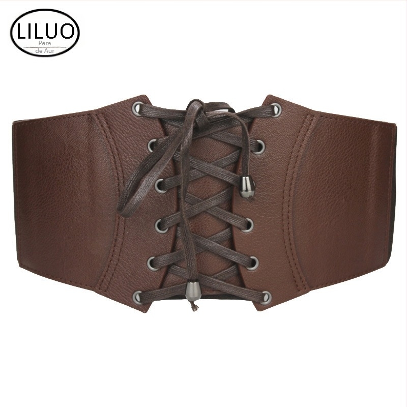 Centură talie pentru femei, piele sintetică, stil lejer, primăvara 2025