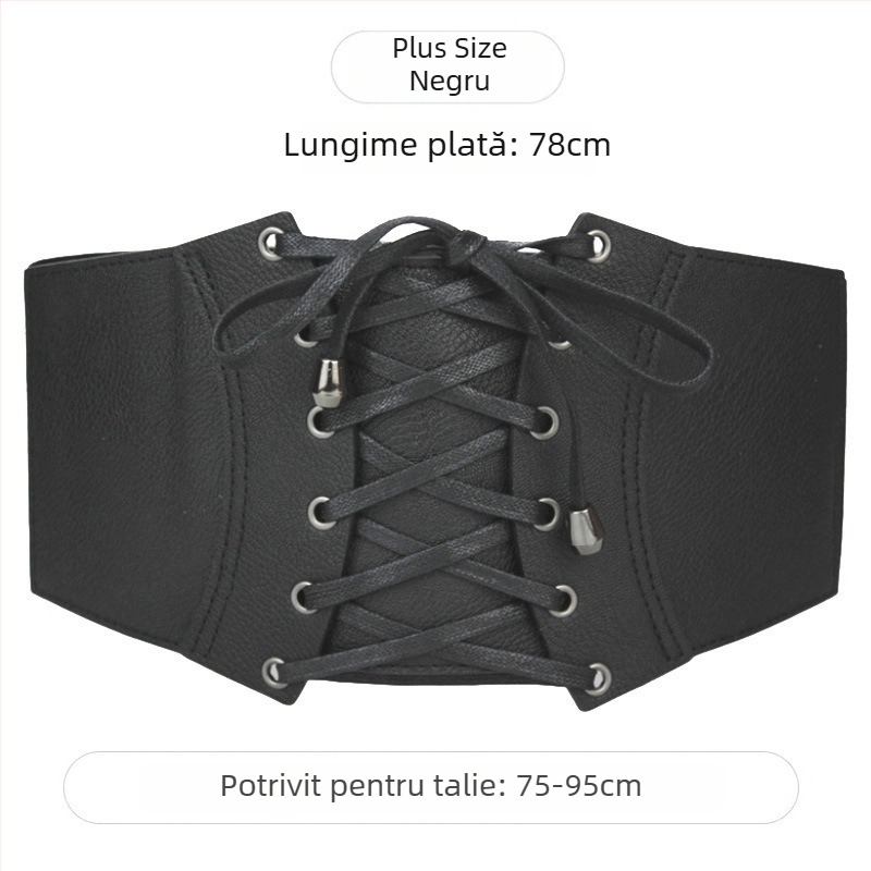 Centură talie pentru femei, piele sintetică, stil lejer, primăvara 2025