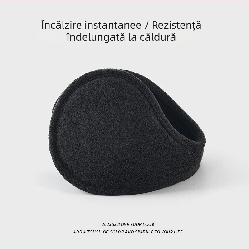 NXB Protectii pentru urechi pentru bărbați – Back-Wearing, Monocrom, iarnă și toamnă, mențin căldura
