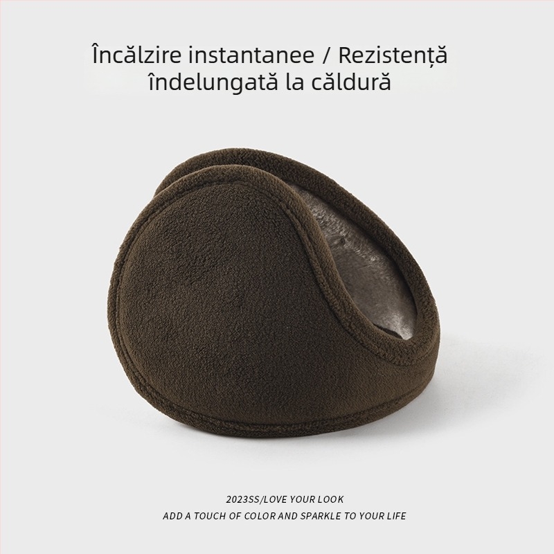 NXB Protectii pentru urechi pentru bărbați – Back-Wearing, Monocrom, iarnă și toamnă, mențin căldura