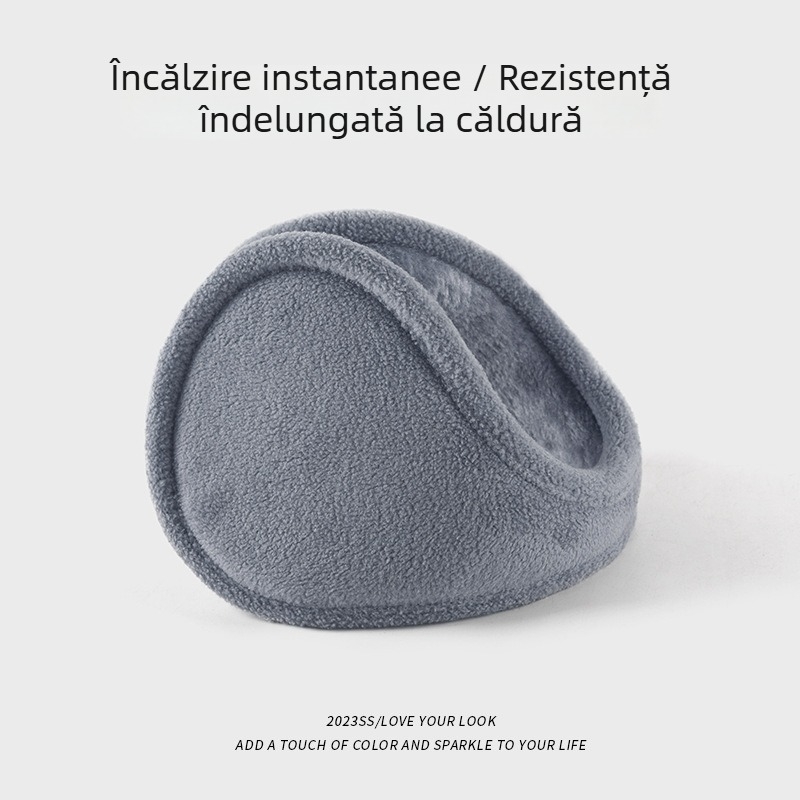 NXB Protectii pentru urechi pentru bărbați – Back-Wearing, Monocrom, iarnă și toamnă, mențin căldura