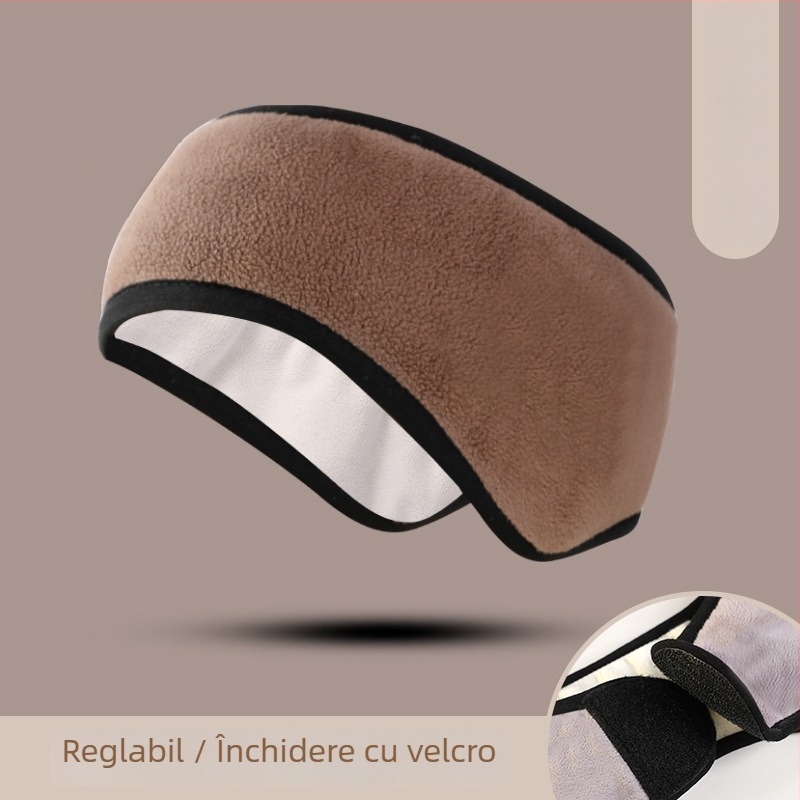 Set dopuri pentru urechi pentru somn și masca de ochi, blocare a luminii – material pluș, utilizare iarnă/toamnă, potrivit pentru exterior