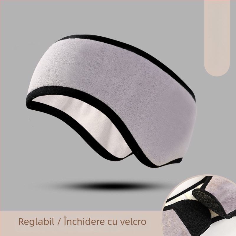 Set dopuri pentru urechi pentru somn și masca de ochi, blocare a luminii – material pluș, utilizare iarnă/toamnă, potrivit pentru exterior