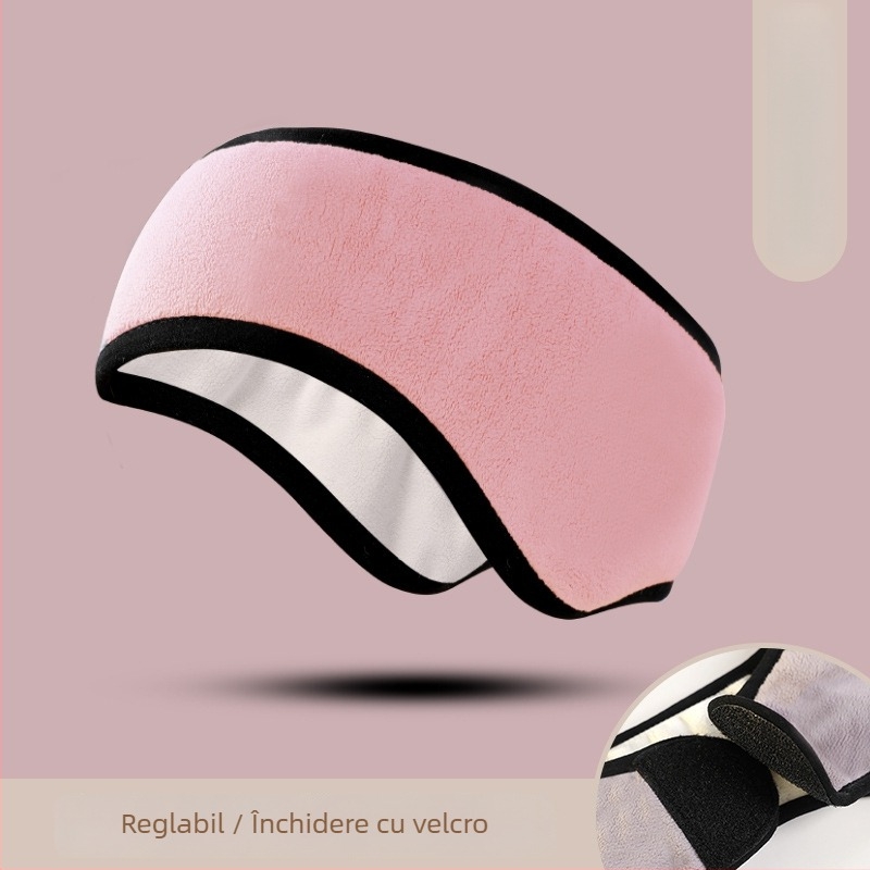 Set dopuri pentru urechi pentru somn și masca de ochi, blocare a luminii – material pluș, utilizare iarnă/toamnă, potrivit pentru exterior