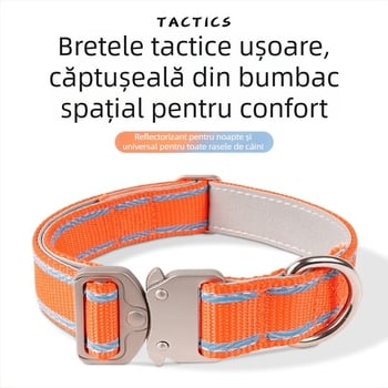 Colier pentru animale de companie cu cataramă reglabilă și lesă • model monocrom • material nylon • marcă Barnu Eagle • utilizare generală • patru sezoane