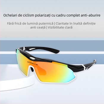 Ochelari de ciclism - antifog, protecție UV, ramă completă, unisex