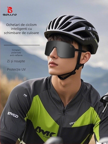 Ochelari sport BF612 TR90, unisex, ramă completă, dioptrie 0, punte nazală reglabilă