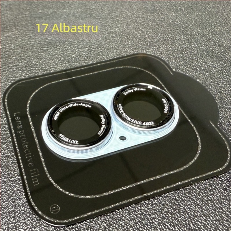 Folie pentru obiectivul camerei iPhone 17 Pro Max cu Kevlar — sticlă temperată, anti-reflexie, antiamprentare, HD transparent