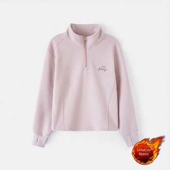 Pulover pentru copii cu model desen animat, poliester moale, mânecă lungă, pentru fete 8+ ani, primăvară și toamnă