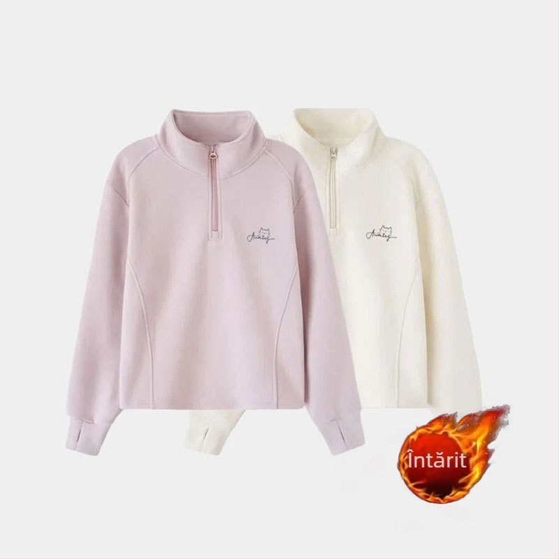 Pulover pentru copii cu model desen animat, poliester moale, mânecă lungă, pentru fete 8+ ani, primăvară și toamnă