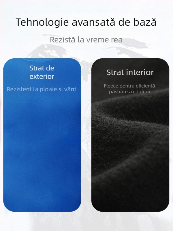 Set trening bărbați Milk Silk Velvet – uscare rapidă, bază termică, pentru alergare și schi în aer liber, Poliester 95%