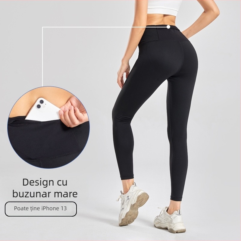 Pantaloni de compresie cu uscare rapidă, unisex — absorbție a umidității, respirabili, ideali pentru iarnă și toamnă, pentru alergare, antrenament și ciclism