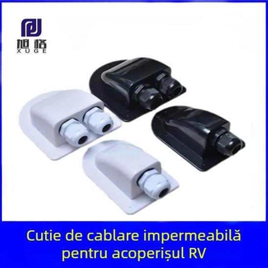 Cutie de conexiune fotovoltaică din ABS pentru acoperișuri RV, impermeabilă