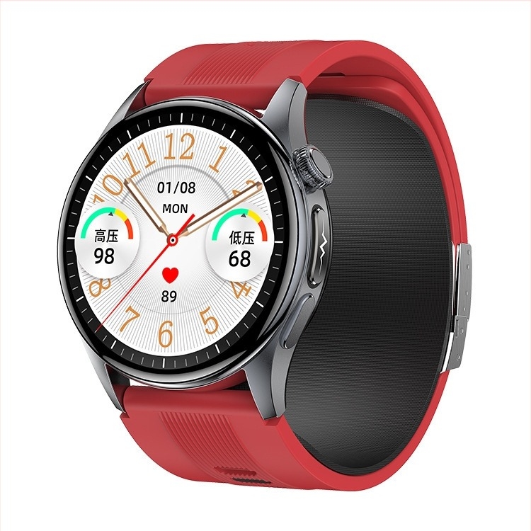 Ceas inteligent S200 cu monitorizare tensiune arterială, monitorizare puls, 4PD multi-canal, afișaj AMOLED, Bluetooth