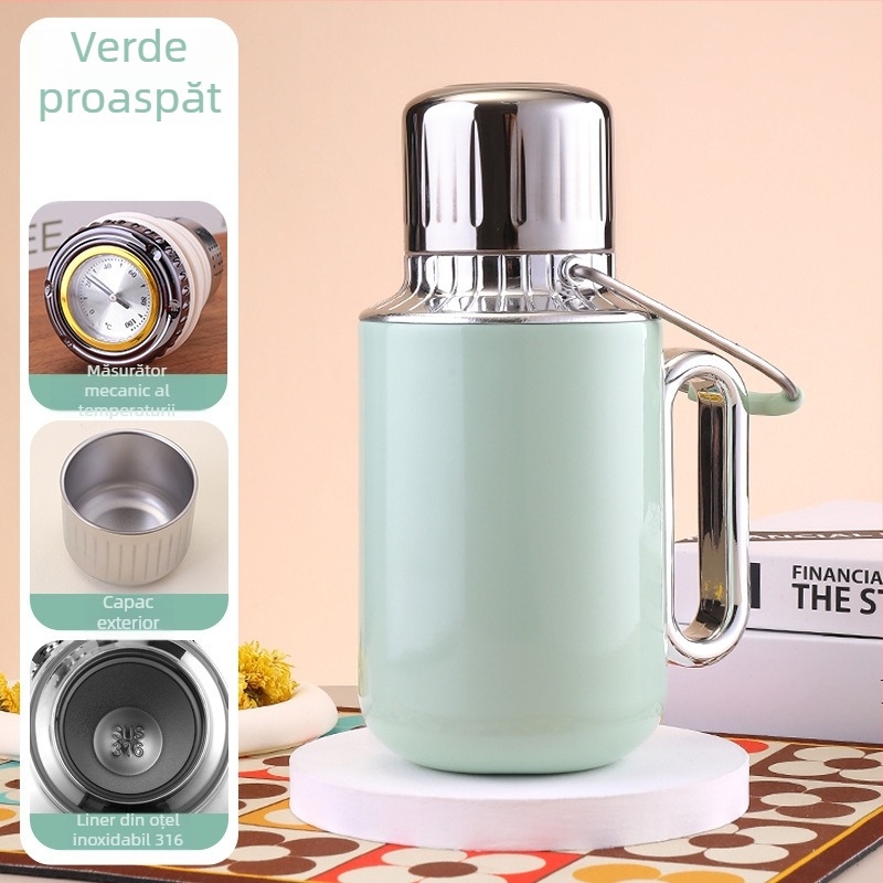 Meng yao sticlă termos, stil casual (316 oțel inoxidabil; izolație 6-12 ore; imprimare siglă disponibilă)