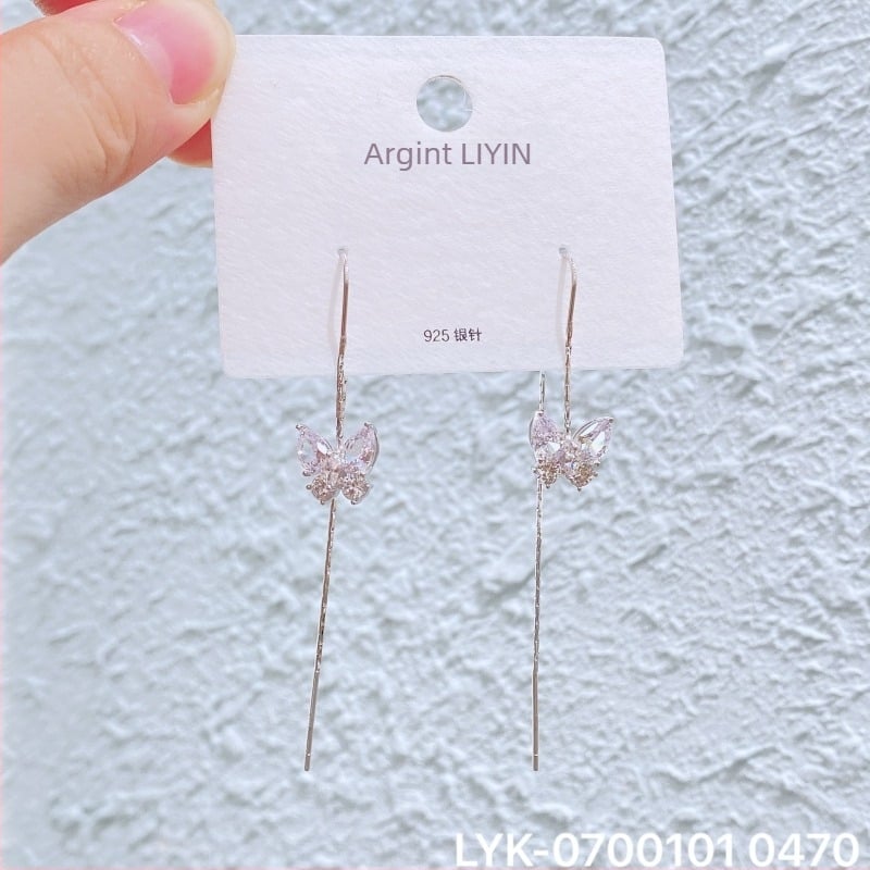 Cercei din cupru cu formă de picătură Li Yin/Li Bei Li Ying pentru femei