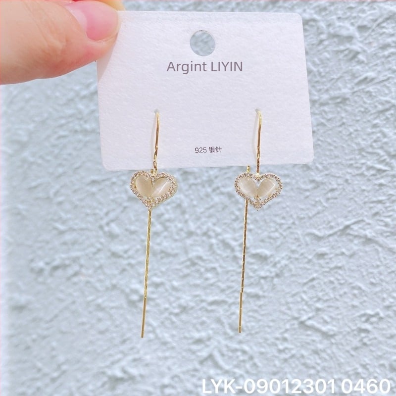 Cercei din cupru cu formă de picătură Li Yin/Li Bei Li Ying pentru femei