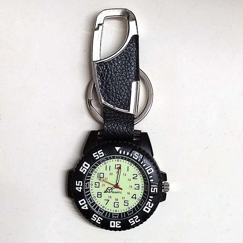 Ceas sport outdoor cu carabină, busolă și display luminos; mișcare cuarț; curea textilă