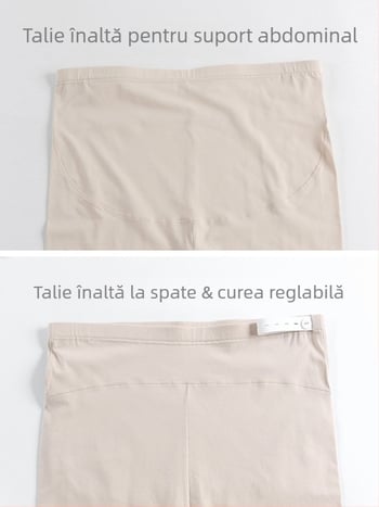 Set pijamale maternitate toamnă–iarnă – bumbac 95%+, topuri de alăptare reglabile