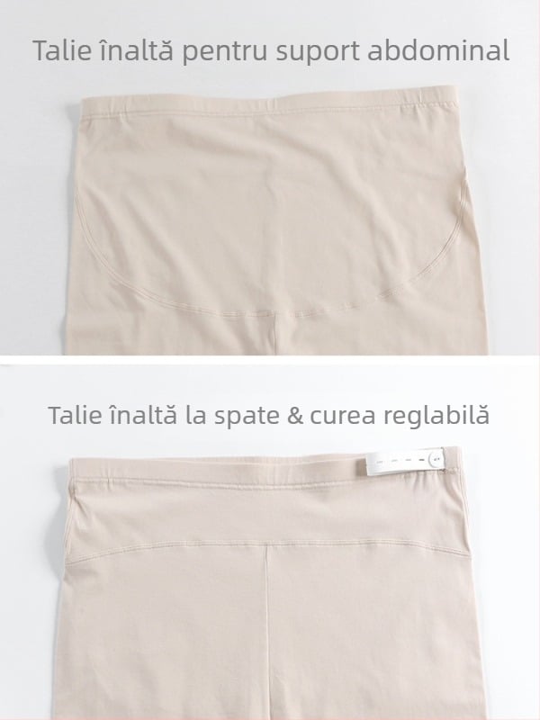 Set pijamale maternitate toamnă–iarnă – bumbac 95%+, topuri de alăptare reglabile
