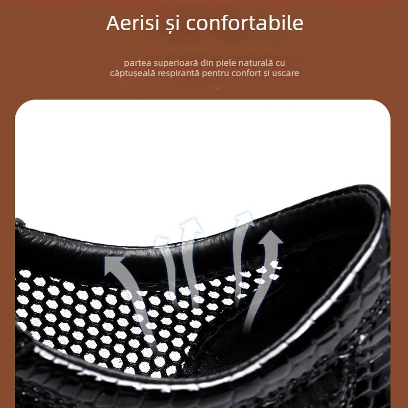 Pantofi de dans pentru femei – Latin, respirabili, toc mediu, partea superioară din piele sintetică, talpă PU