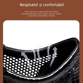 Pantofi de dans latino pentru femei, toc mediu, respirabili, talpă PU, partea superioară din piele sintetică